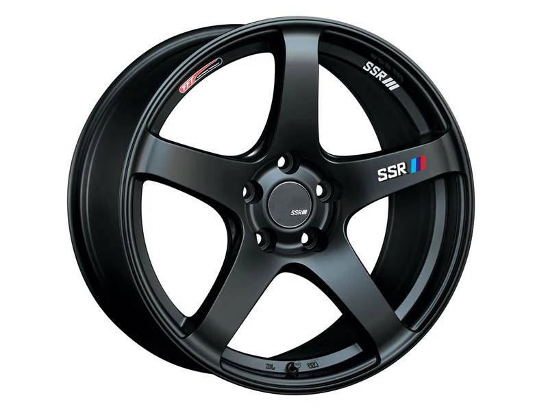 SSR GTV01 18x8.5 5x114.3 40mm Offset Flat Black Wheel 05-07 STI / 11+ tC - Image 2