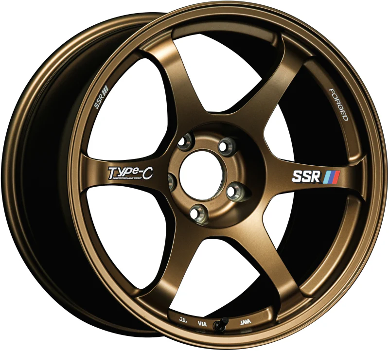 SSR Type-C Forged 18x9.5 +38 5/114.3 - Racing Bronze Wheel - Image 2