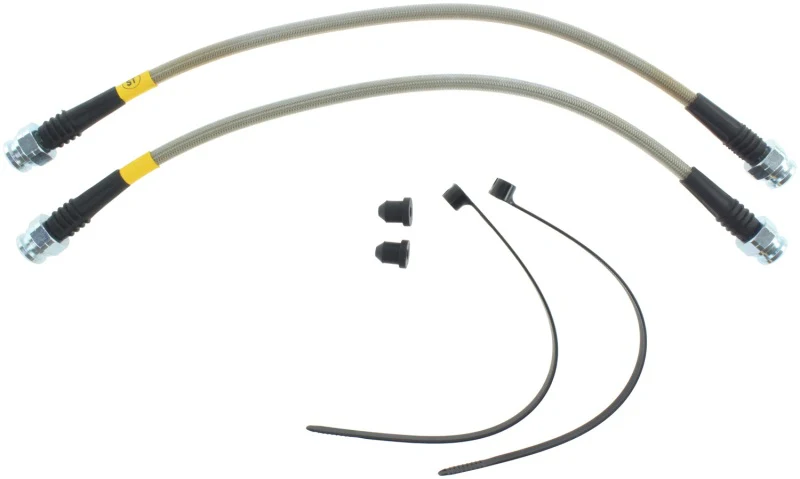 StopTech 00-04 Ferrari F360/04-05 F360 Stradale/96-02 Maranello Front Stainless Steel Brake Line Kit - Image 4