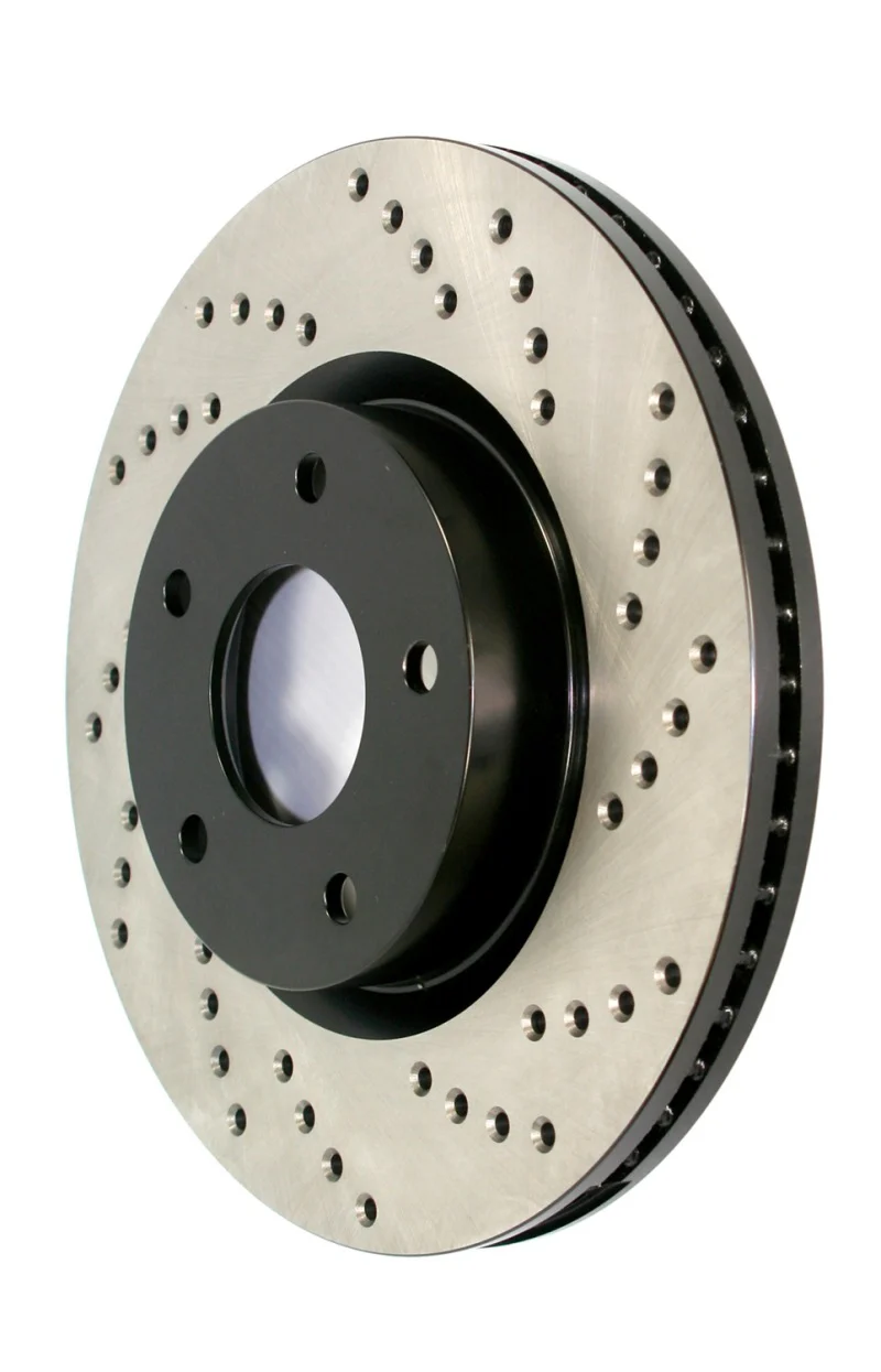 StopTech 06-08 Civic GX / 02-04 CR-V / 98-02 Honda Accord V6 / 03-07 Accord 4 cyl/V6 MT Drilled Lef - Image 3
