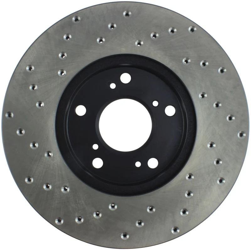 StopTech 06-08 Civic GX / 02-04 CR-V / 98-02 Honda Accord V6 / 03-07 Accord 4 cyl/V6 MT Drilled Lef - Image 6