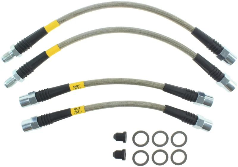 StopTech 07-08 BMW E90/E91/E92/E93 328 (all)/335 (all) /07-13 E82 128i/135i Stainless Steel Rear Bra - Image 4