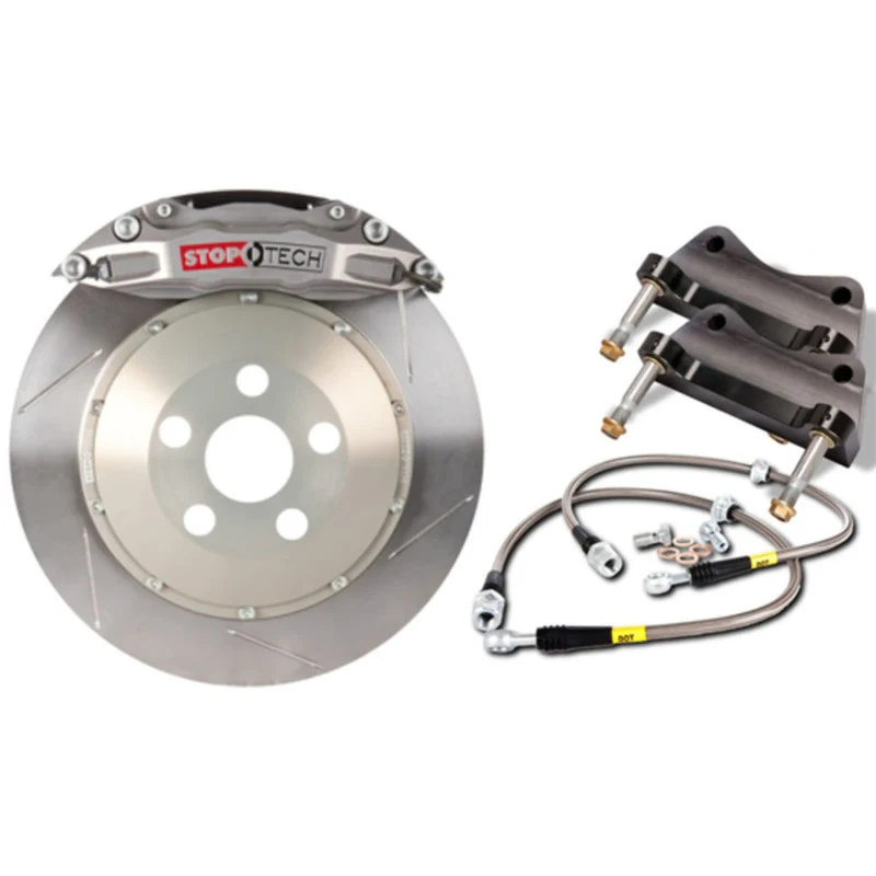 StopTech 08-13 BMW M3/11-12 1M Coupe Front BBK w/ ST-60 Trophy Calipers Slotted 380x35mm Rotors - Image 8