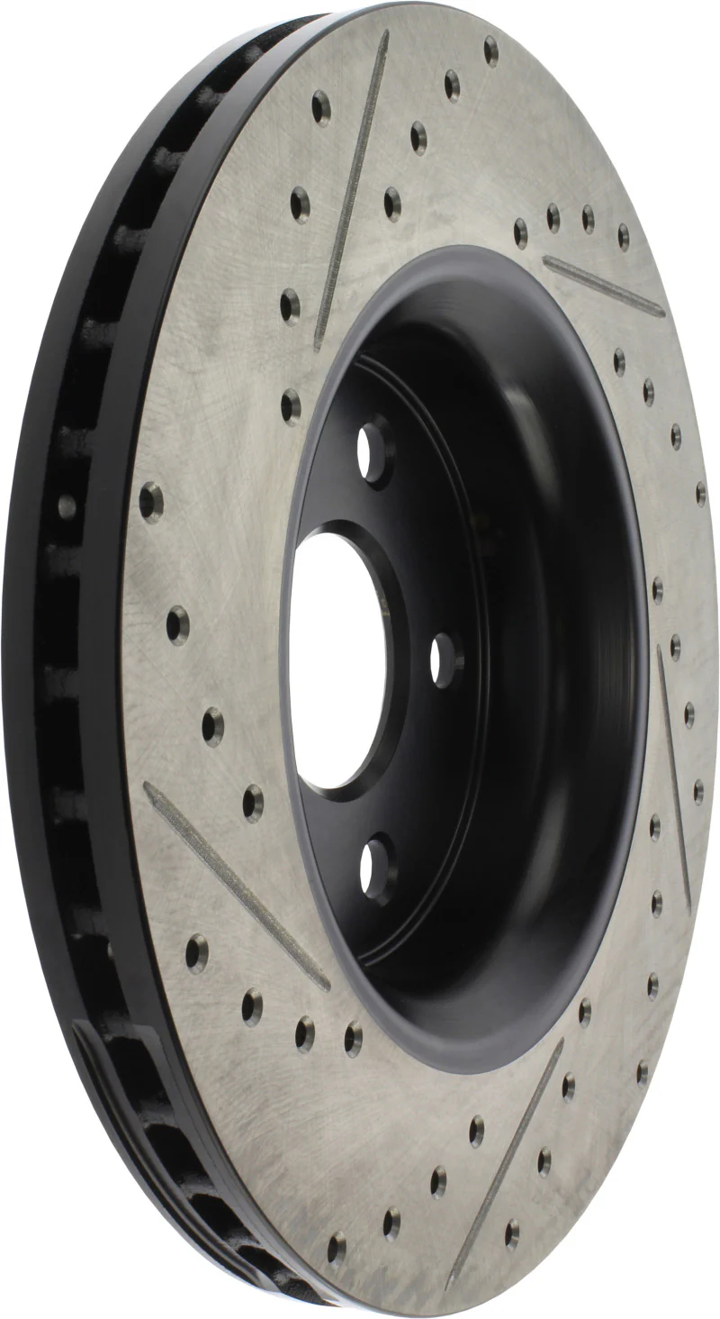 StopTech 11-12 Dodge Durango Sport Drilled & Slotted Front Driver-Side Brake Rotor - Image 10