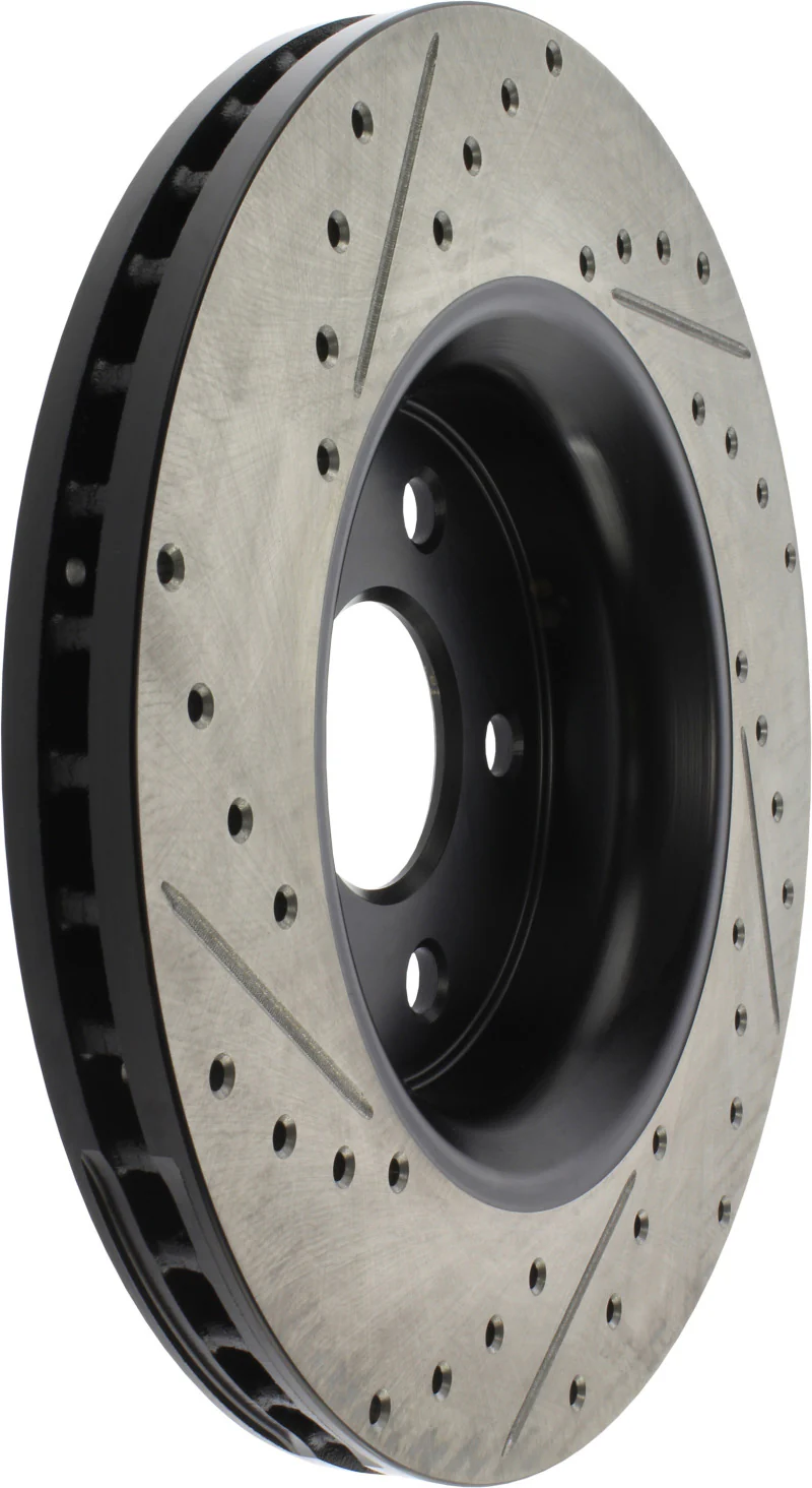 StopTech 11-12 Dodge Durango Sport Drilled & Slotted Front Passenger-Side Brake Rotor - Image 3