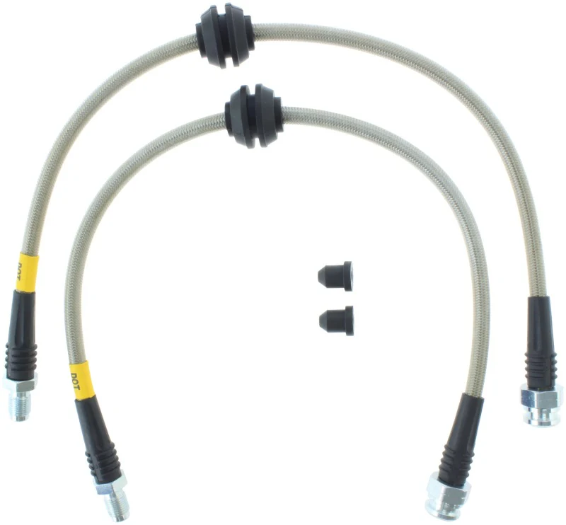 StopTech 2013-2014 Ford Focus ST Stainless Steel Rear Brake Lines - Image 3