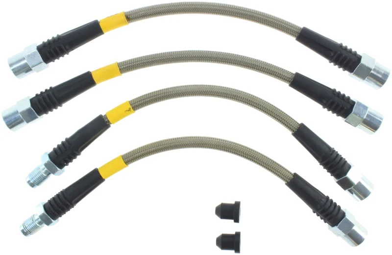 StopTech 87-91 BMW M3 / 89-4/91 325/328 Series (E30/E36) Rear Stainless Steel Brake Line Kit - Image 3