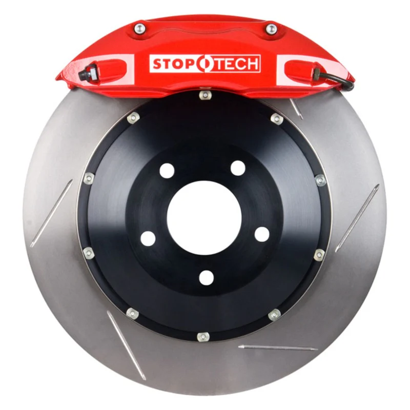 StopTech 94-04 Mustang (incl Cobra/Mach One) Front BBK Red ST-40 332x32 Slotted Rotors - Image 5