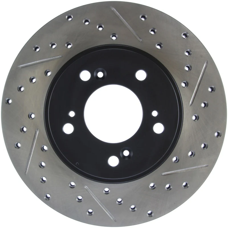 StopTech 97-01 Acura Integra Type R / 97-01 Honda CR-V Slotted & Drilled Left Front Rotor