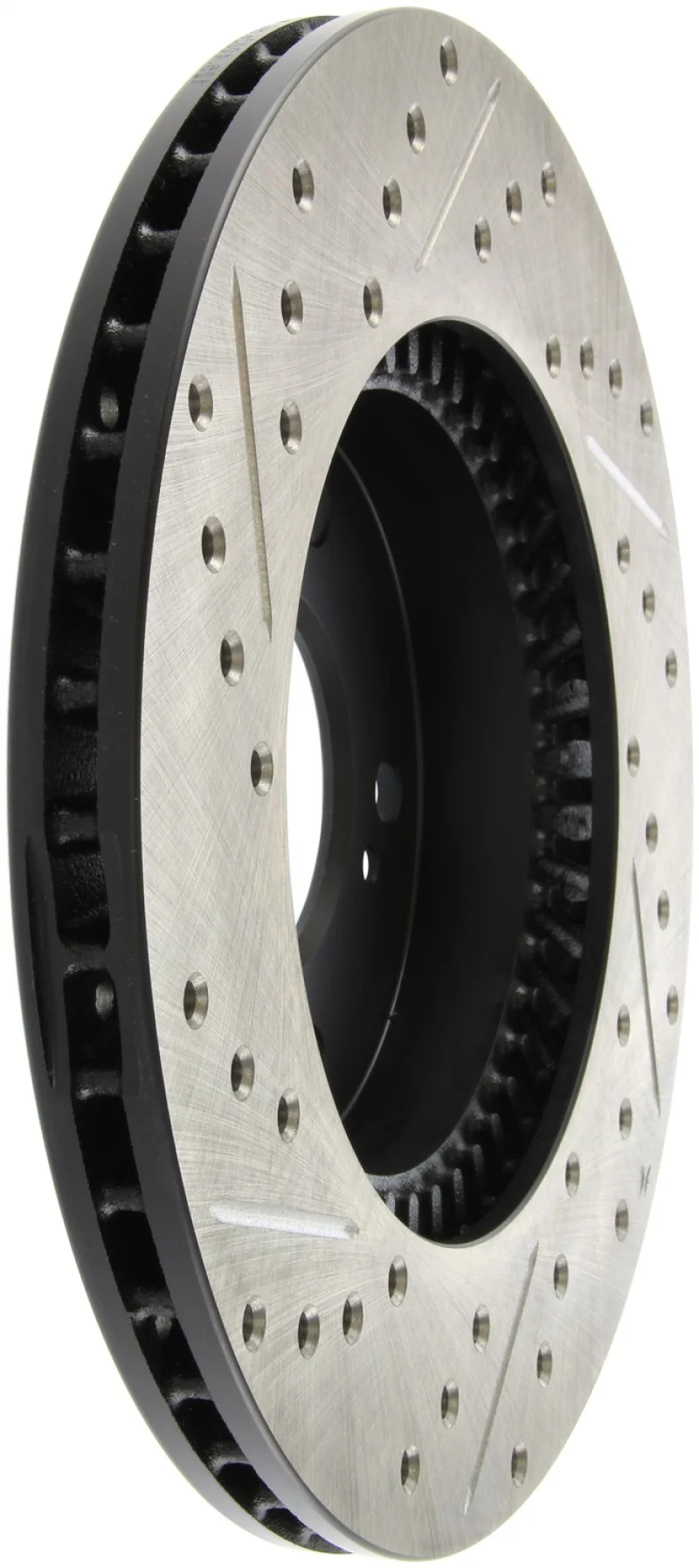StopTech 97-01 Acura Integra Type R / 97-01 Honda CR-V Slotted & Drilled Left Front Rotor - Image 5