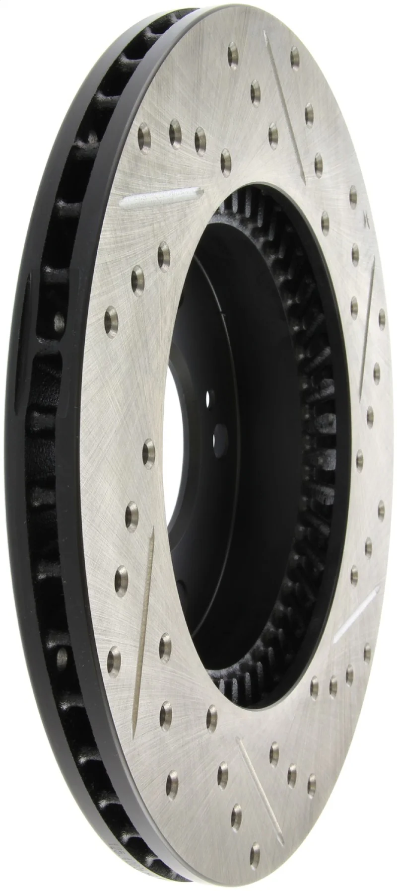 StopTech 97-01 Acura Integra Type R / 97-01 Honda CR-V Slotted & Drilled Right Front Rotor - Image 7