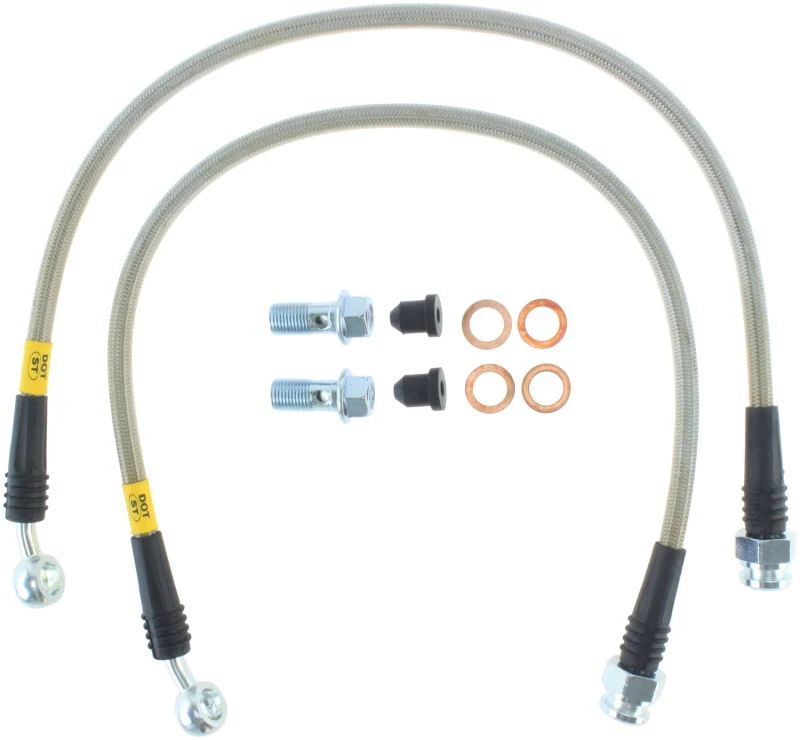 StopTech 97-04 Chevrolet Corvette Stainless Steel Rear Brake Line Kit - Image 3