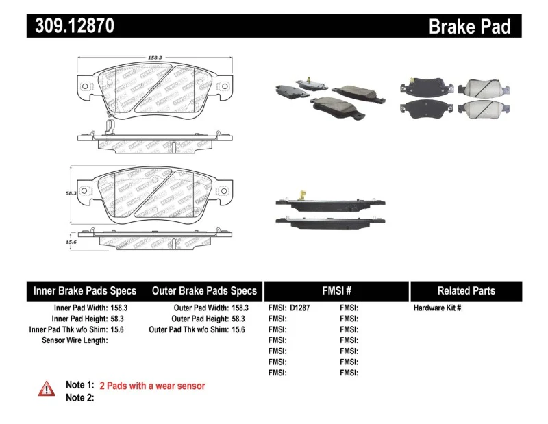 StopTech Performance 07-08 Infiniti G35 2WD Sedan / 08 Infiniti G37 Coupe Front Brake Pads - Image 9