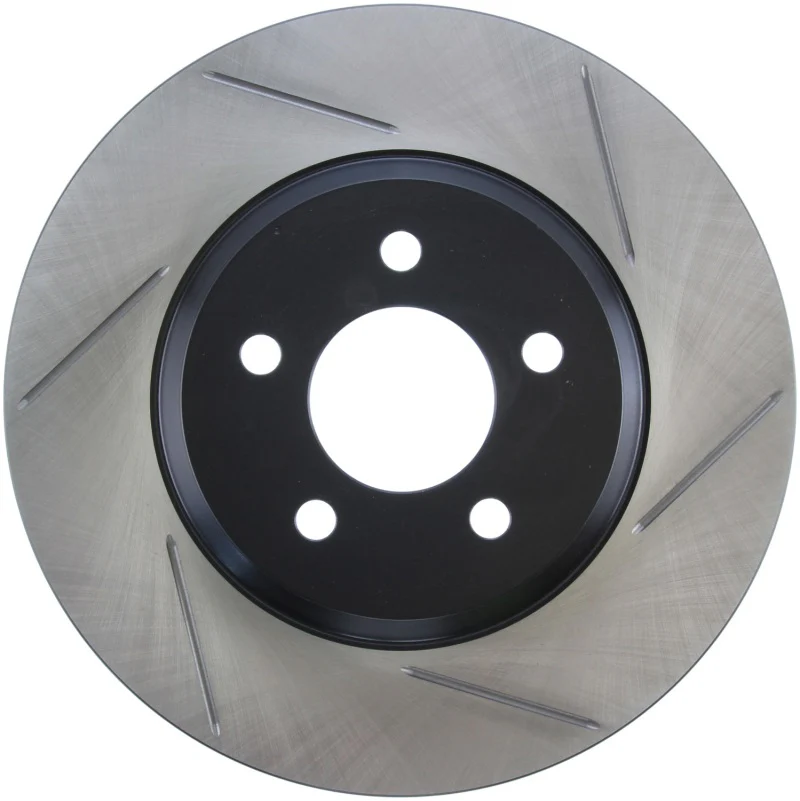 StopTech Power Slot 05-10 Mustang GT V8-4.6L Front Left Slotted Rotor - Image 2