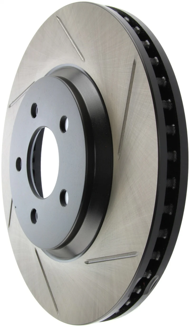 StopTech Power Slot 05-10 Mustang GT V8-4.6L Front Left Slotted Rotor - Image 3