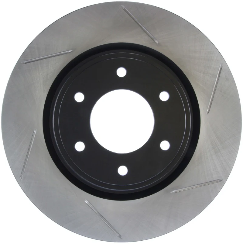 StopTech Power Slot 08-09 Infiniti QX4/QX56 / 07-09 Nissan Armada Left Front Slotted Rotor - Image 2