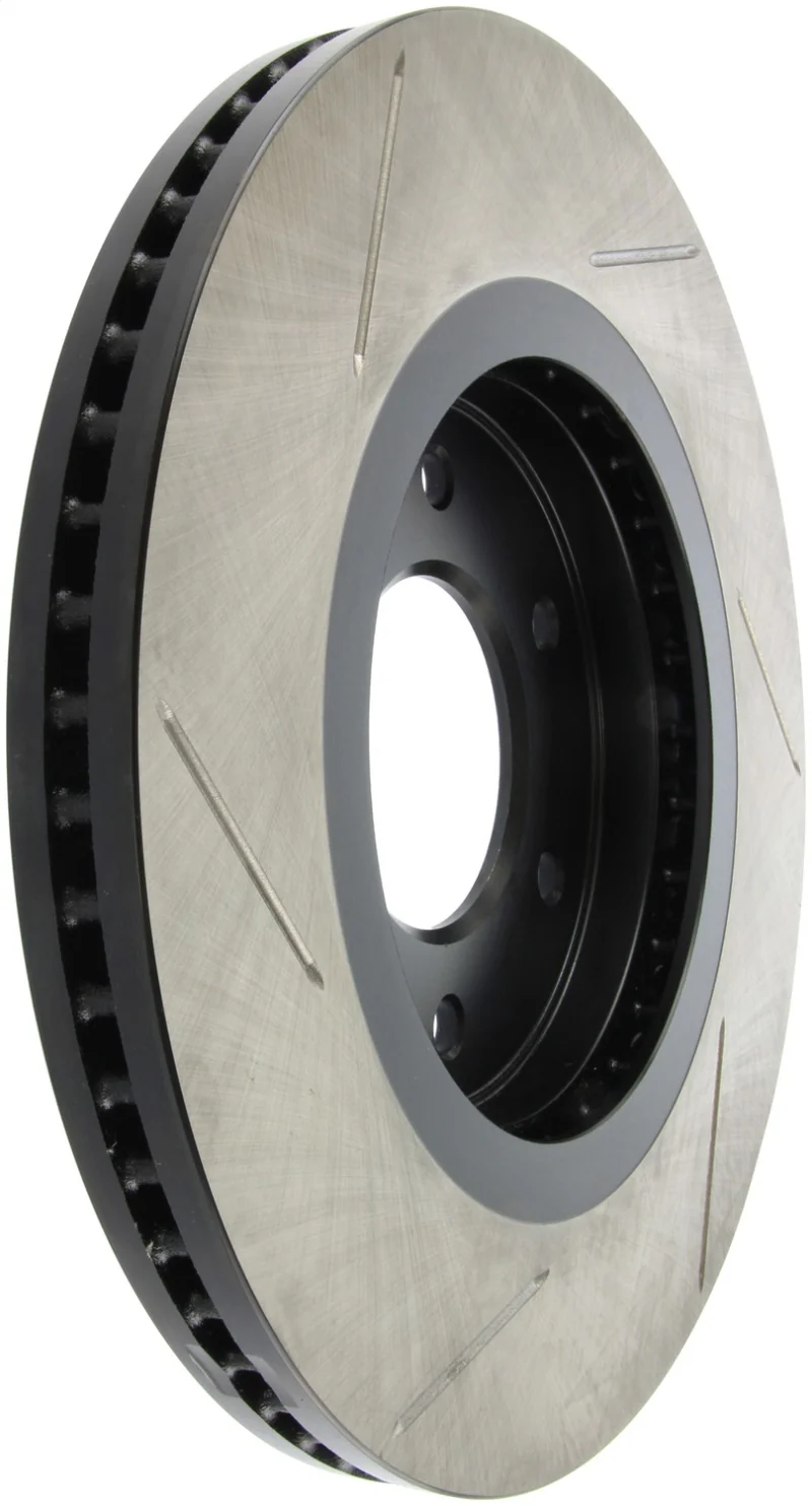 StopTech Power Slot 08-09 Infiniti QX4/QX56 / 07-09 Nissan Armada Left Front Slotted Rotor - Image 3