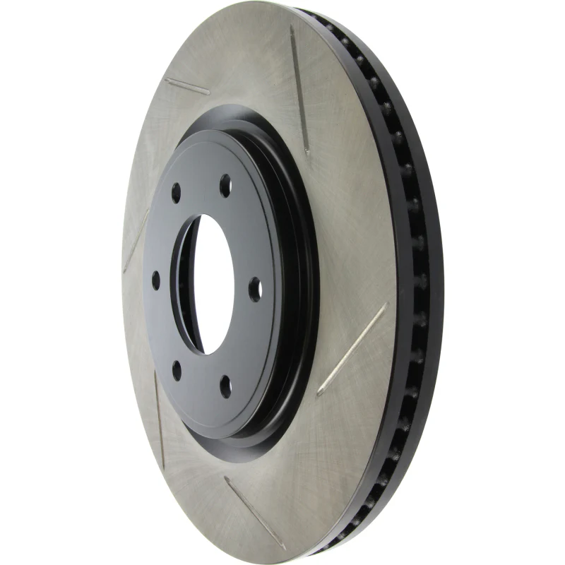 StopTech Power Slot 08-09 Infiniti QX4/QX56 / 07-09 Nissan Armada Left Front Slotted Rotor - Image 5