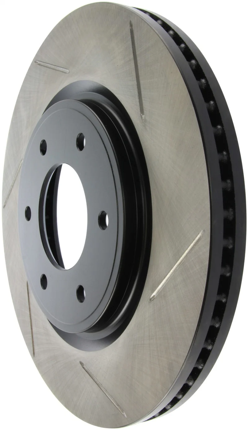 StopTech Power Slot 08-09 Infiniti QX4/QX56 / 07-09 Nissan Armada Left Front Slotted Rotor - Image 6
