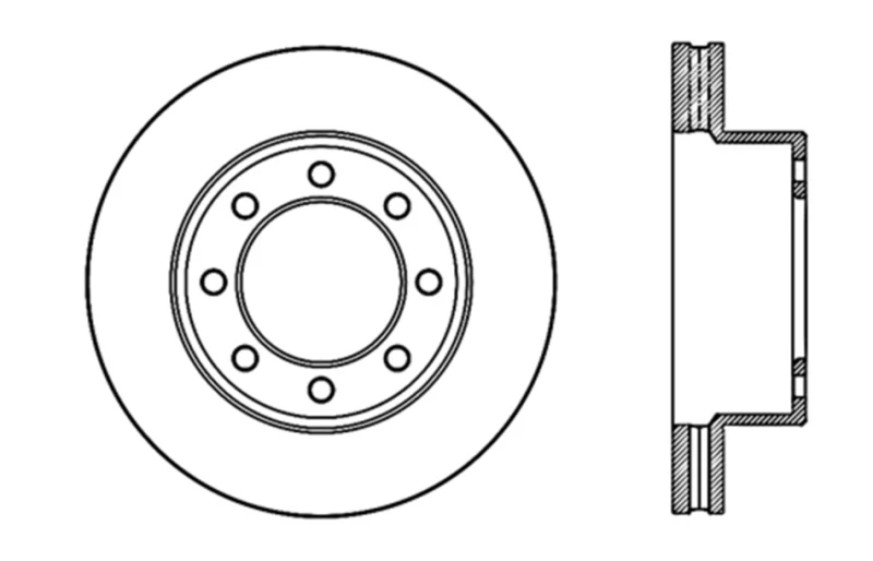 StopTech Slotted & Drilled Sport Brake Rotor - Image 7