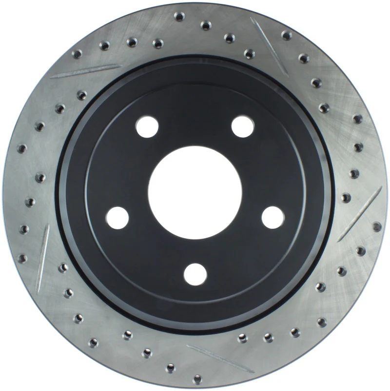StopTech Slotted & Drilled Sport Brake Rotor 11-15 Jeep Grand Cherokee (Excludes SRT8) - Image 3