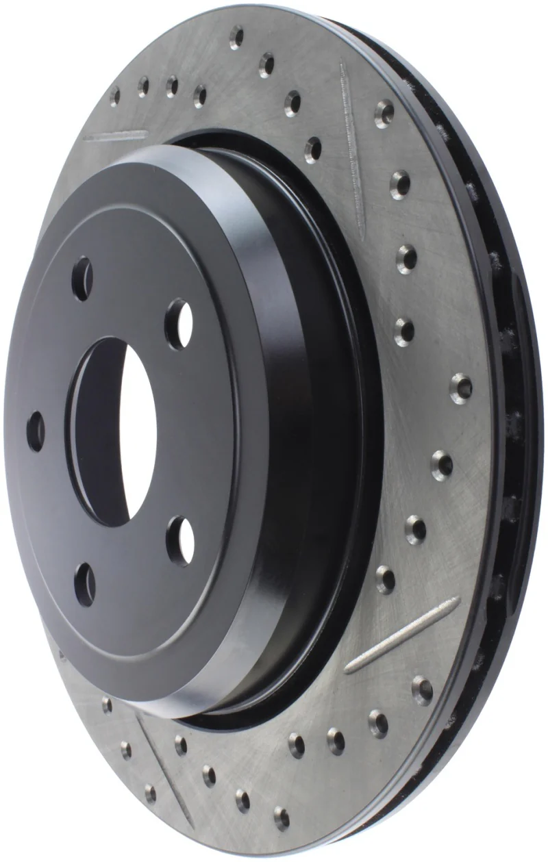 StopTech Slotted & Drilled Sport Brake Rotor 11-15 Jeep Grand Cherokee (Excludes SRT8) - Image 5