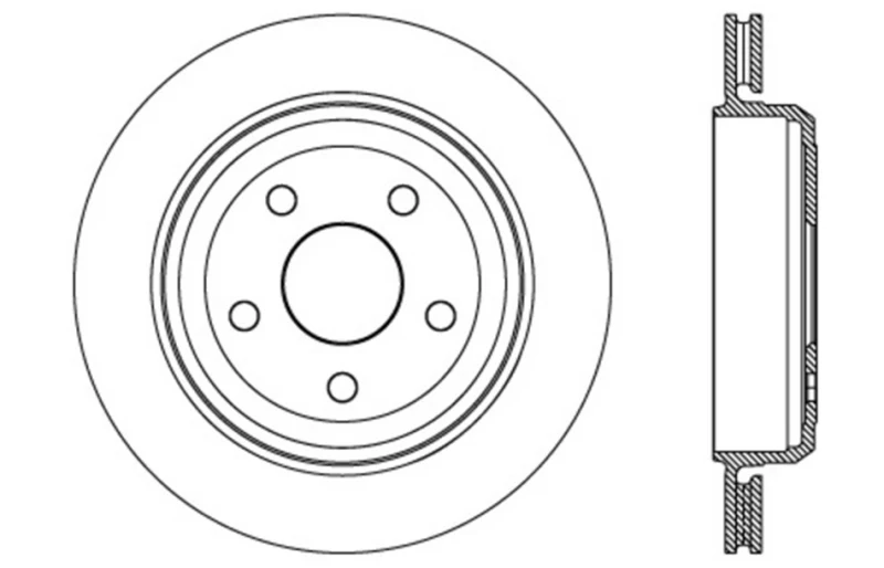 StopTech Slotted & Drilled Sport Brake Rotor 11-17 Jeep Grand Cherokee (Excludes SRT8) - Image 10