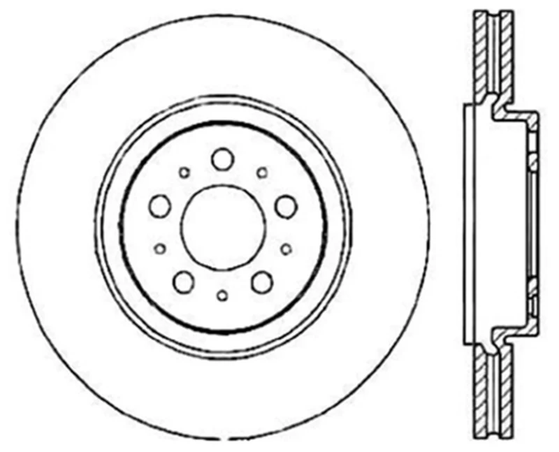 StopTech Slotted & Drilled Sport Brake Rotor - Image 2