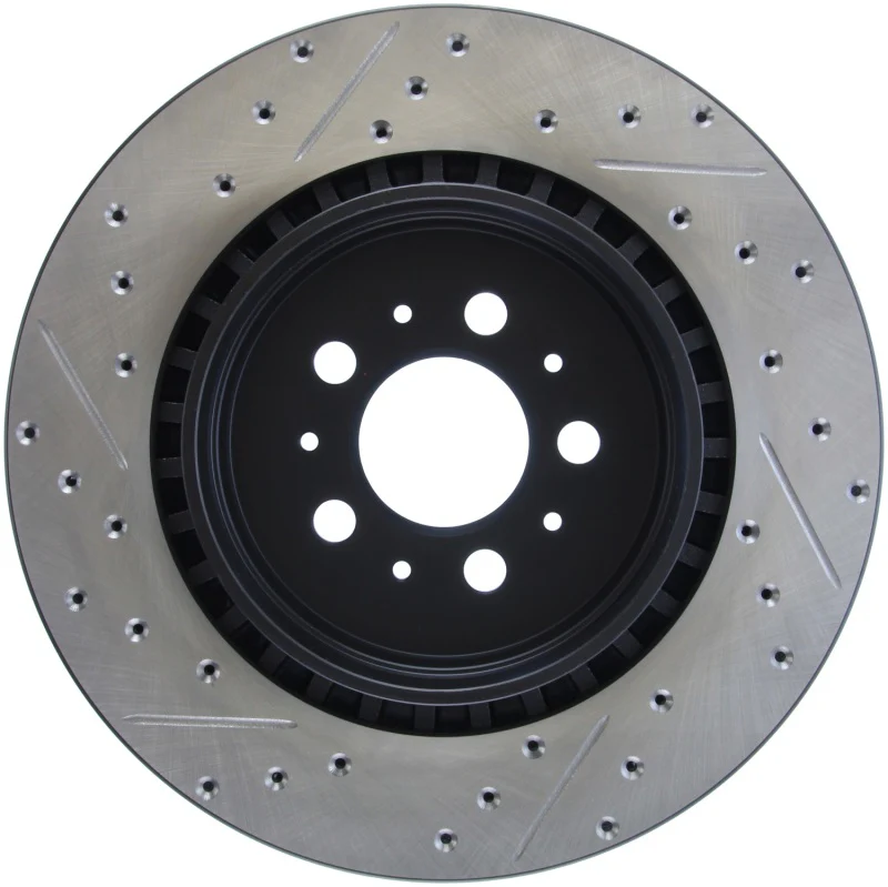 StopTech Slotted & Drilled Sport Brake Rotor - Image 4