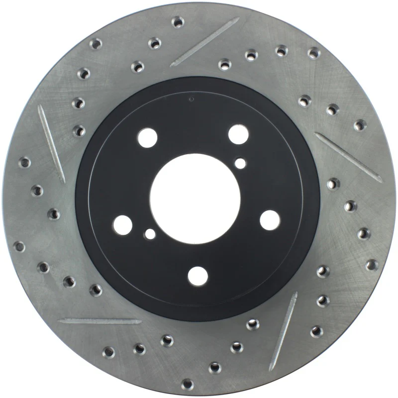 StopTech Slotted & Drilled Sport Brake Rotor - Image 3