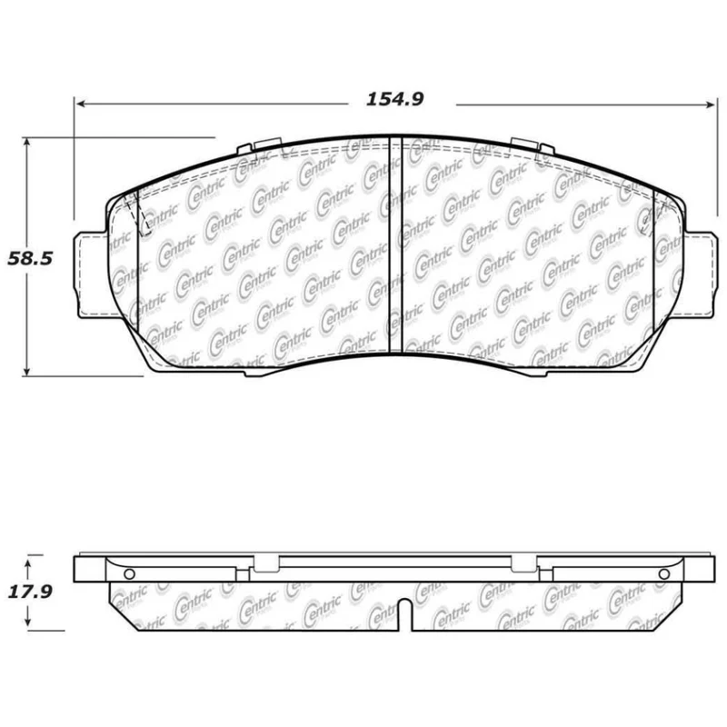 StopTech Street Touring 11-15 Honda Crosstour/Odyssey Front Brake Pads - Image 6