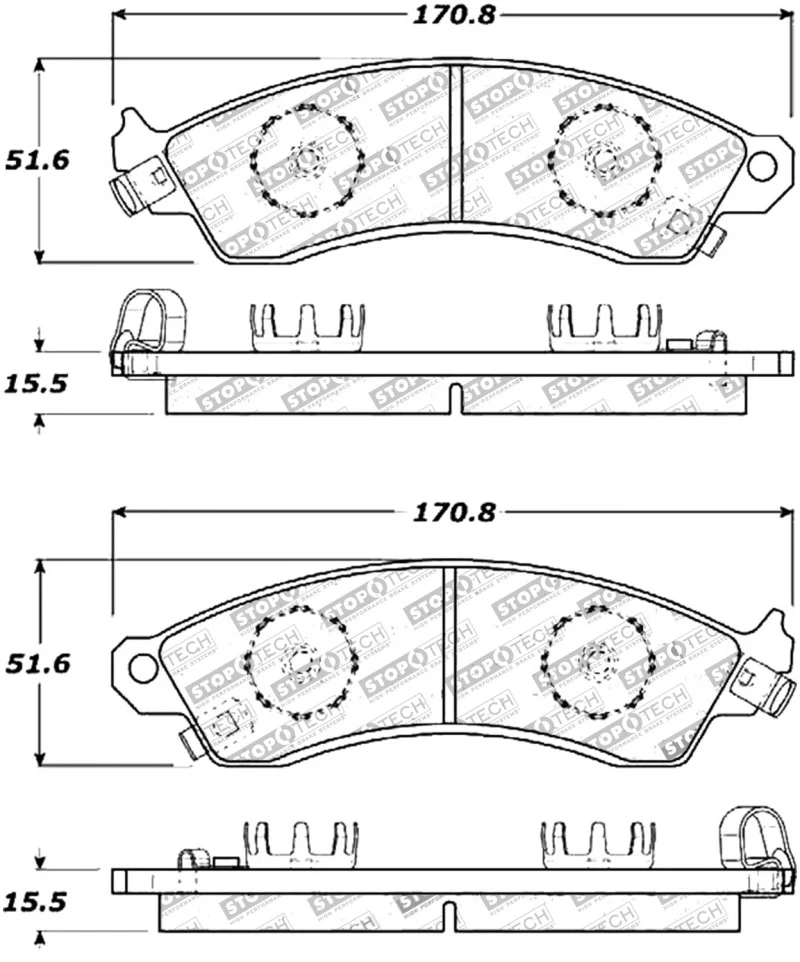 StopTech Street Touring Brake Pads - Image 5