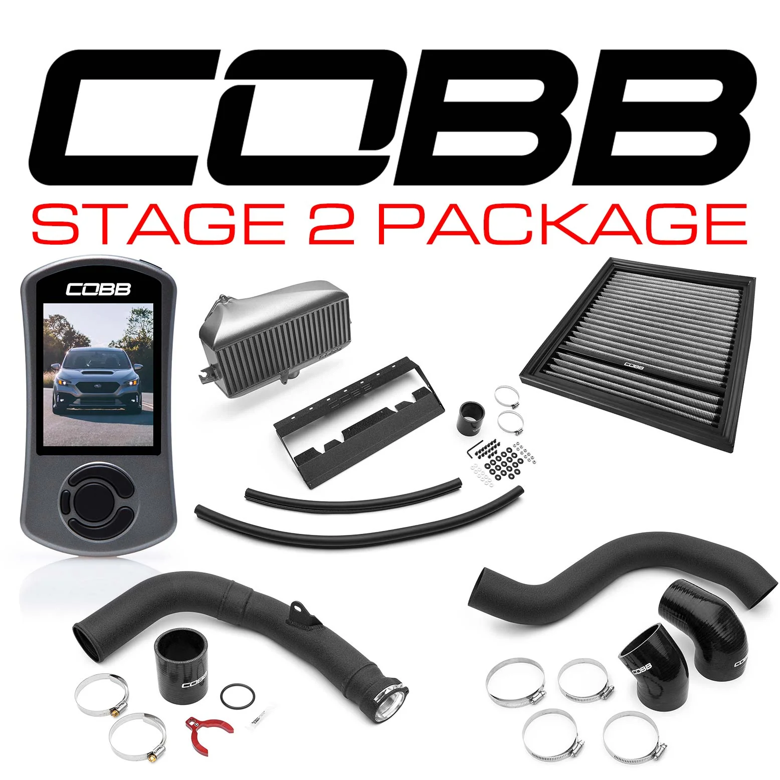Cobb Subaru Stage 2 Power Package Black WRX 2022-2025