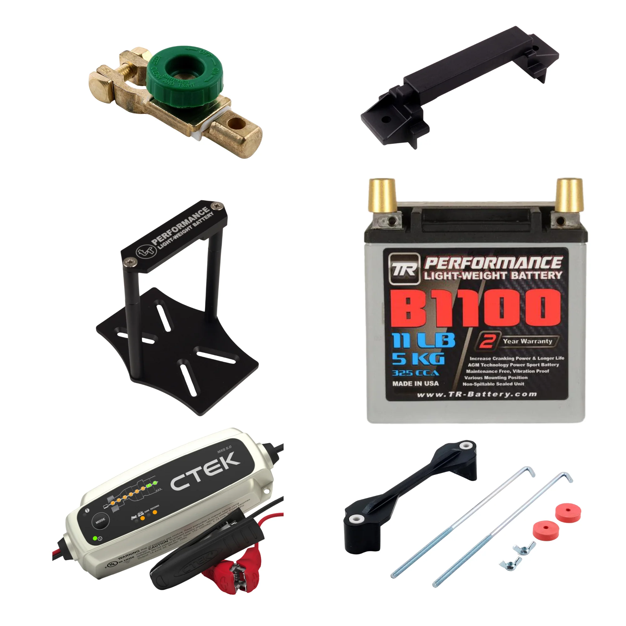 Tomioka Racing B1100 11LBS Lightweight Battery Street Use, Track Use, Racing Use, Universal Fit with Battery Tender & Accessories (Optional) - Image 10