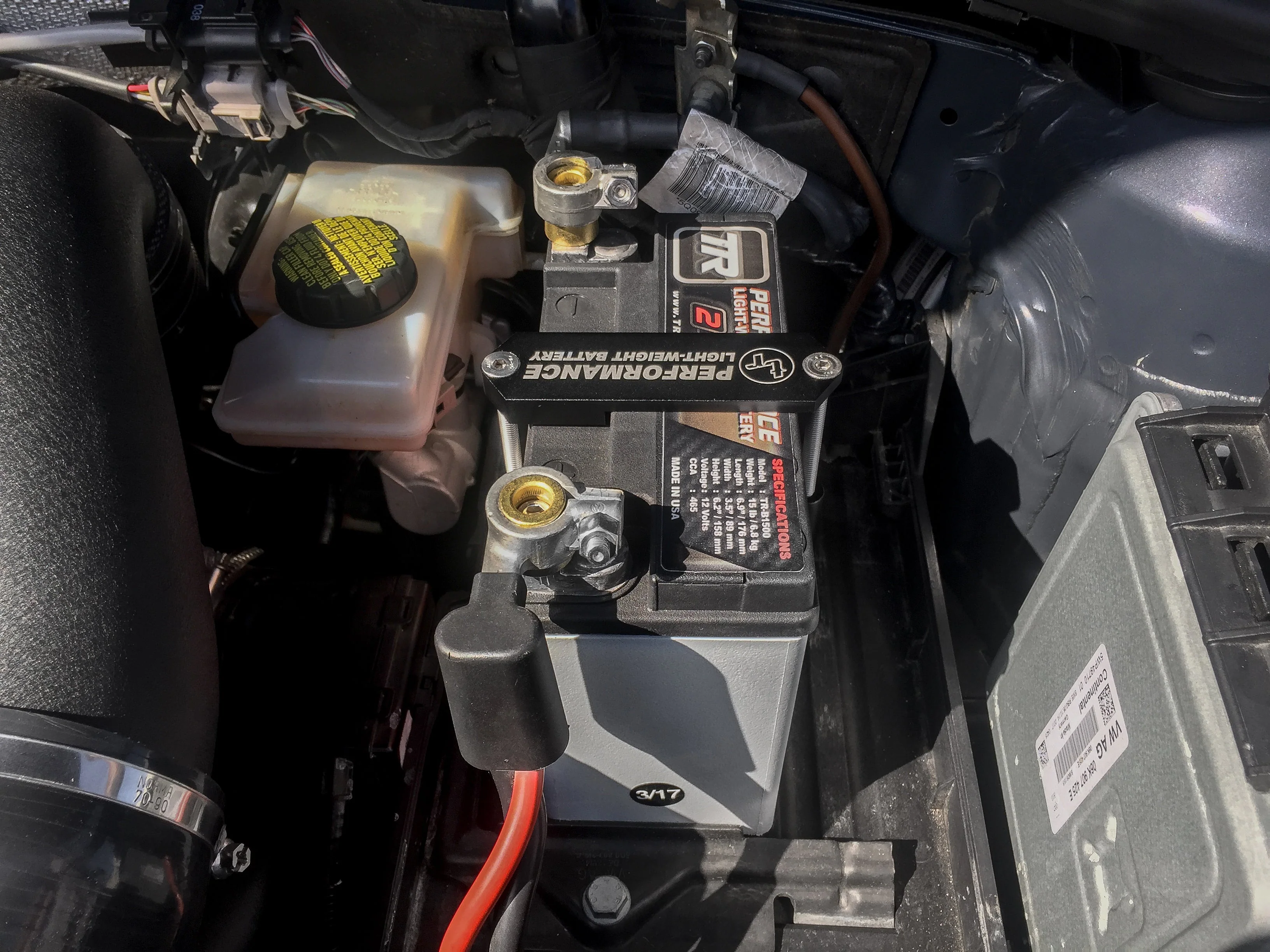 TR-B1500 15LBS AGM Lightweight Battery Street Use, Race Use, Track Use Universal Fit with Battery Tender (Optional) - Image 7