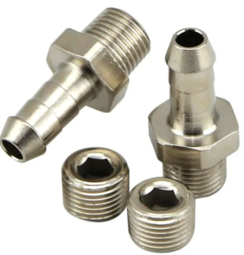 Turbosmart 1/8in NPT 6mm Hose Tail Fittings and Blanks - Image 2