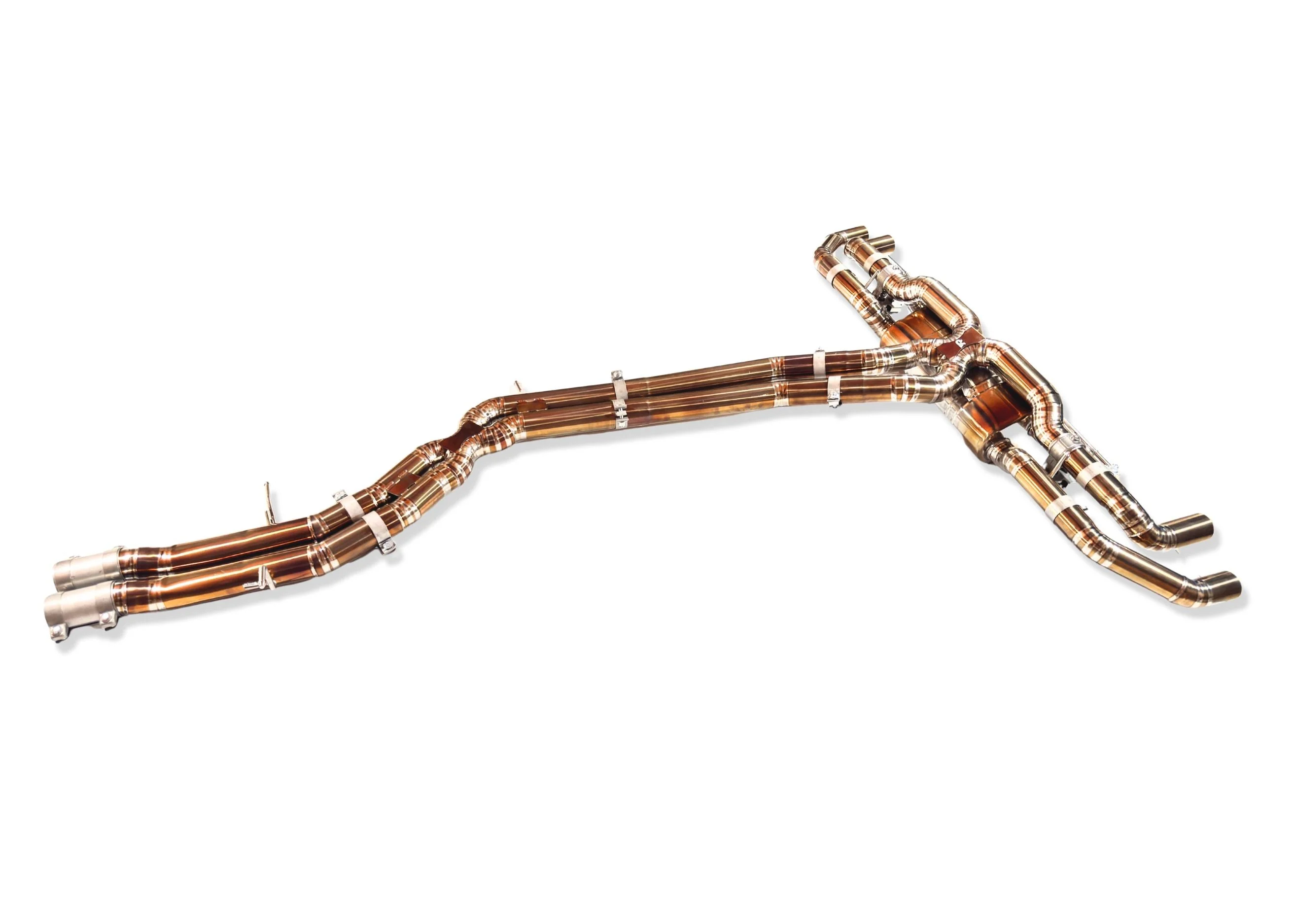 Yonristic Audi RSQ8 Exhaust VANTA Edition Valved Catback Doulbe X-pipe 3'' - Image 13