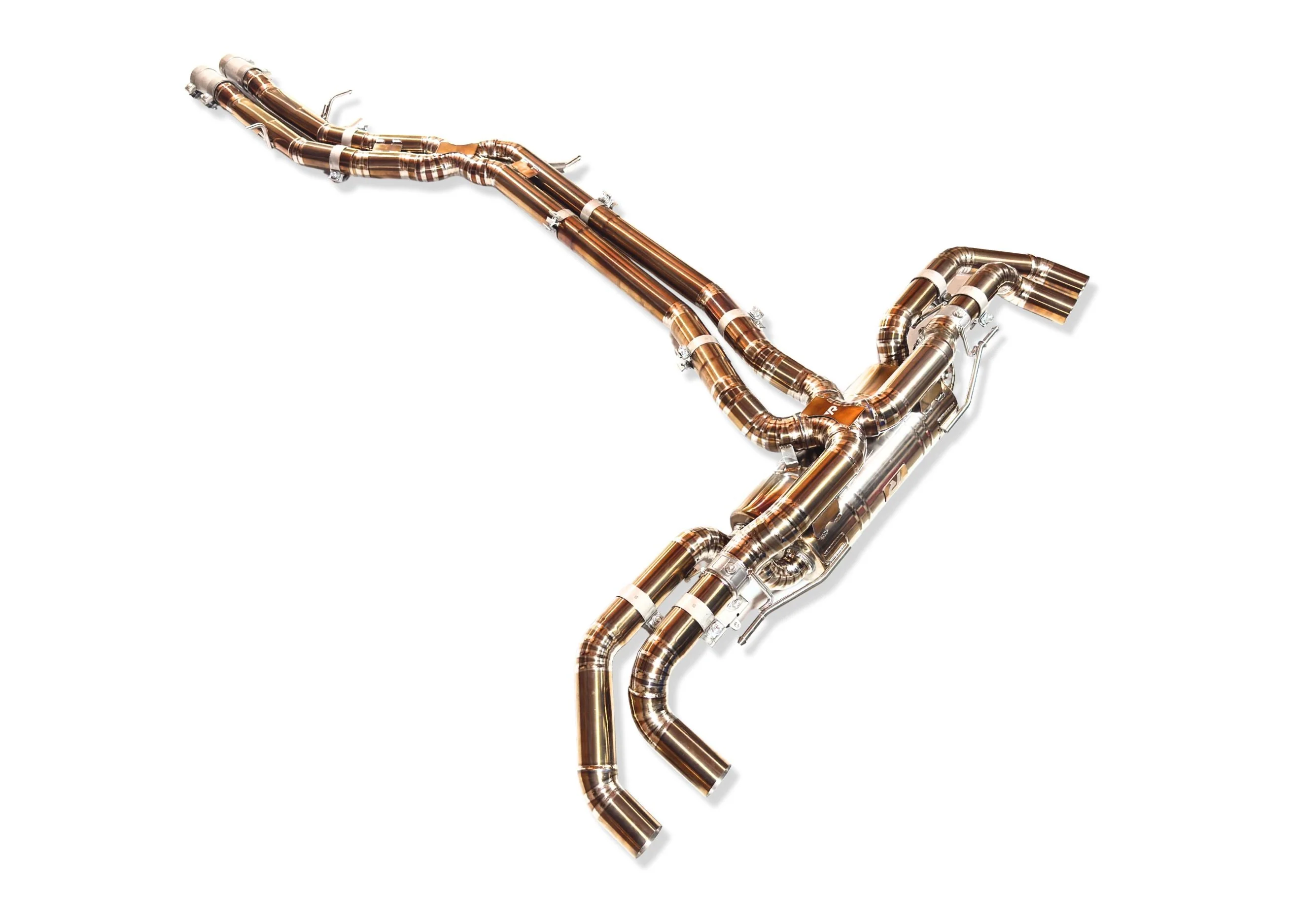 Yonristic Audi RSQ8 Exhaust VANTA Edition Valved Catback Doulbe X-pipe 3'' - Image 14