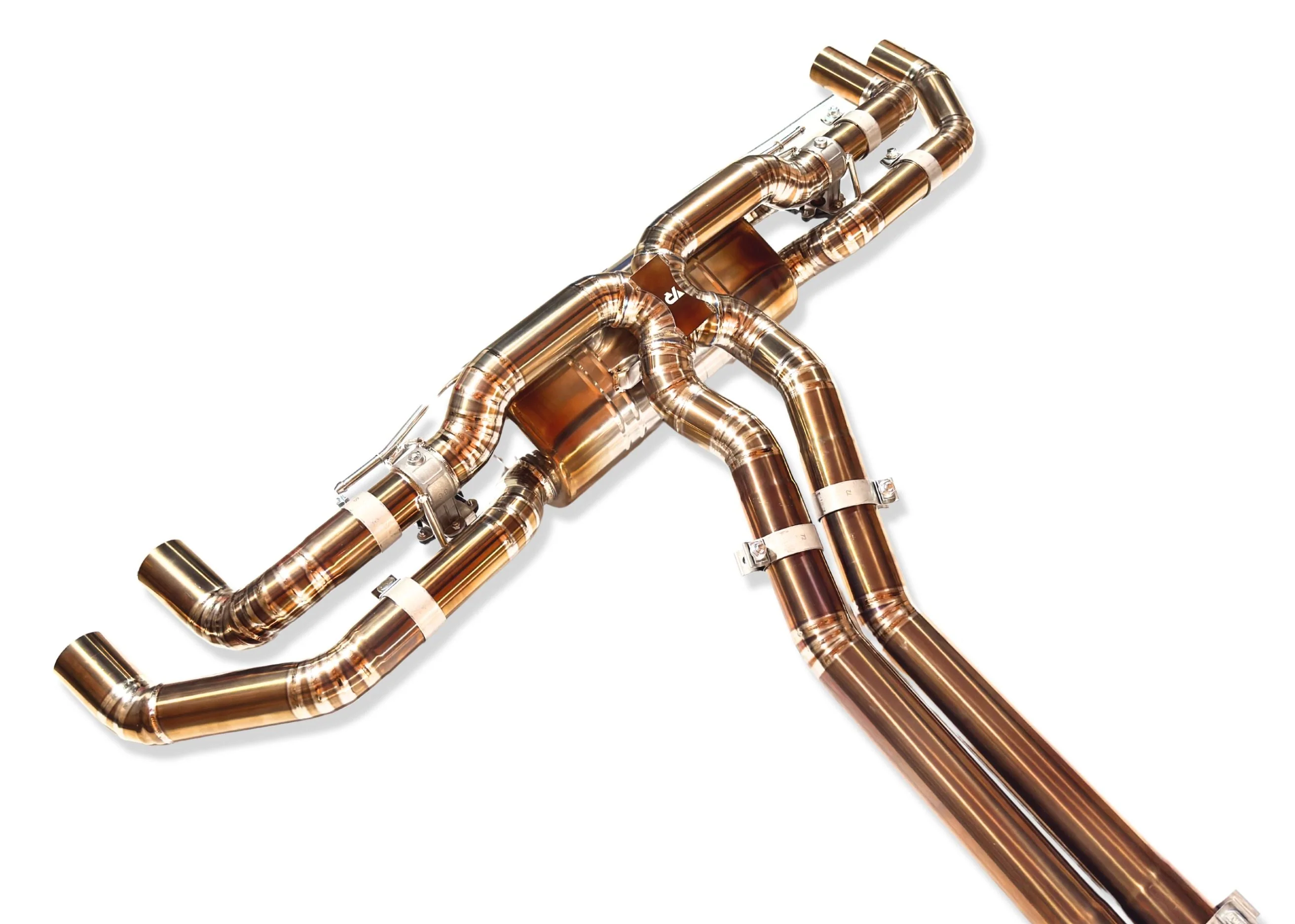 Yonristic Audi RSQ8 Exhaust VANTA Edition Valved Catback Doulbe X-pipe 3'' - Image 19