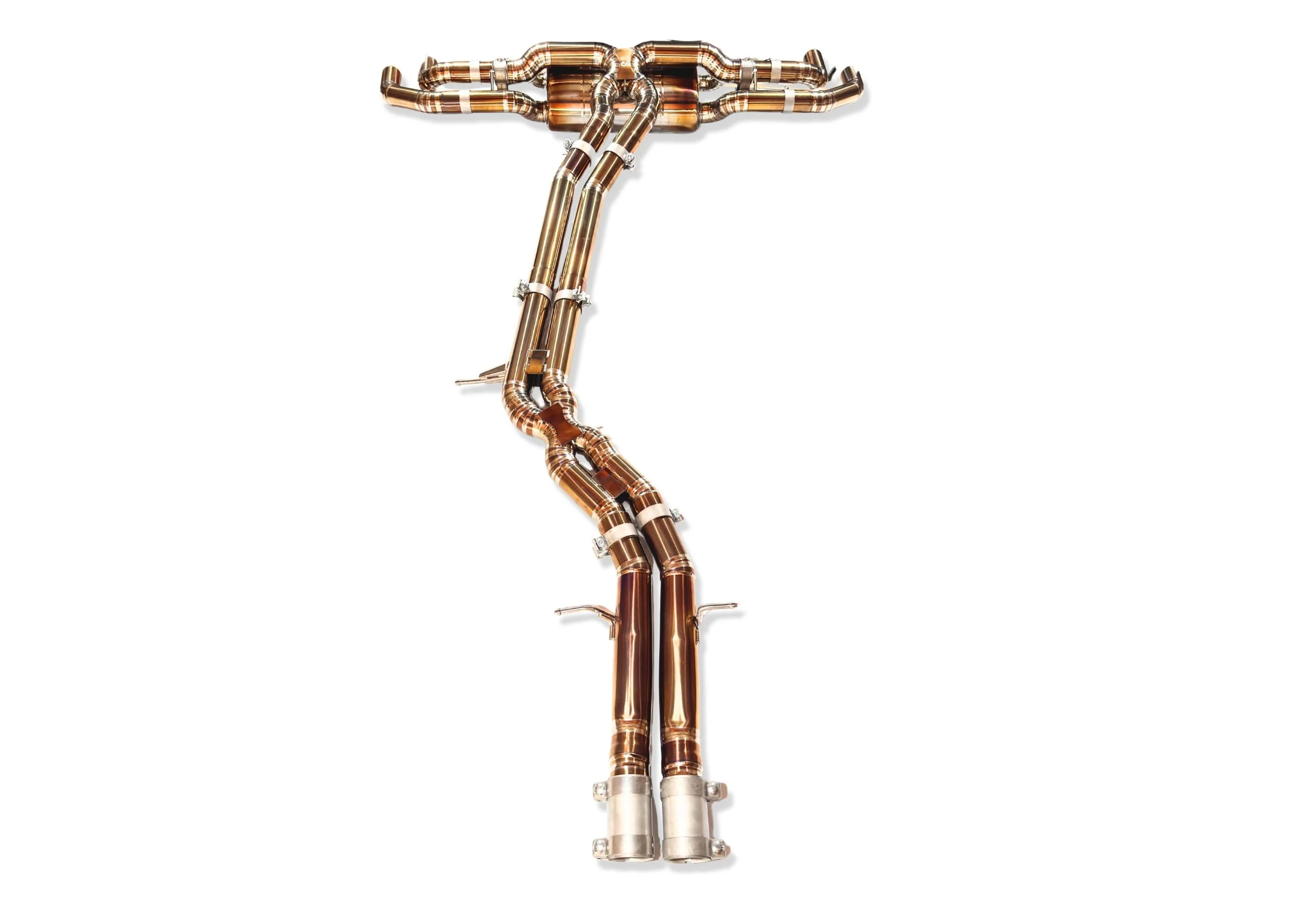 Yonristic Audi RSQ8 Exhaust VANTA Edition Valved Catback Doulbe X-pipe 3'' - Image 6