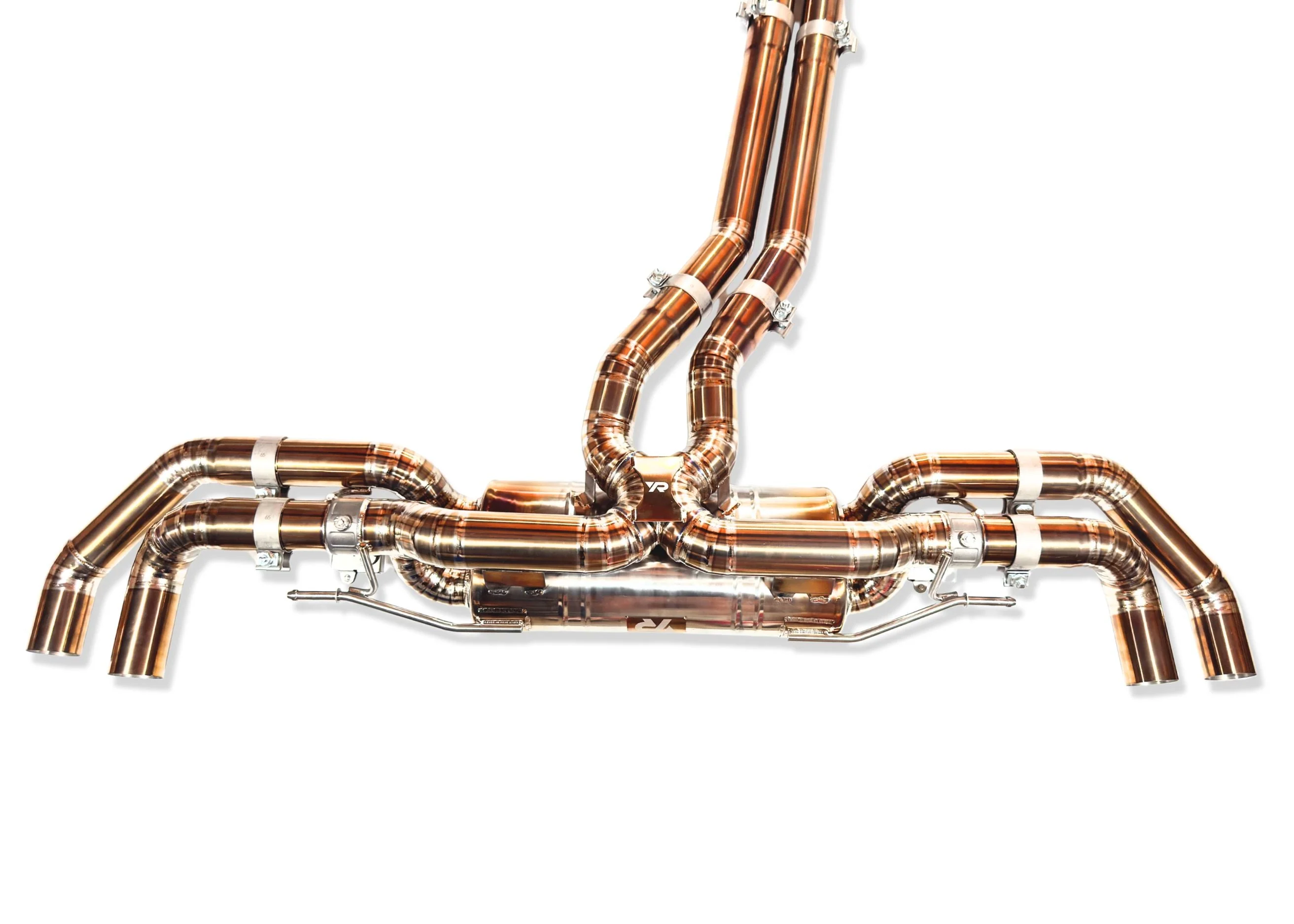Yonristic Audi RSQ8 Exhaust VANTA Edition Valved Catback Doulbe X-pipe 3'' - Image 8